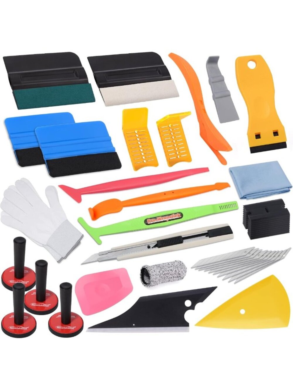 Vinyl Wrap Applicator Tool Kit for Window Tinting & Car Wrapping - Essential